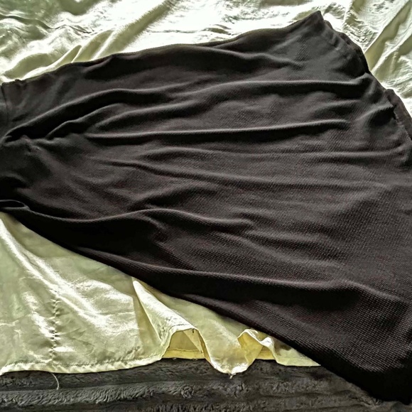 MIDI SKIRT, BLACK, SIZE 24, MADE IN CANADA!, PULL ON, MICHEL STUDIO for ADDITIO - Picture 4 of 8